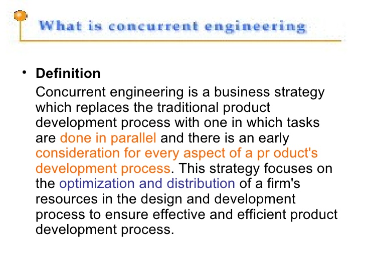 concurrent engineering process